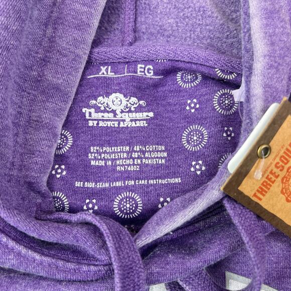 Three Square Women's K-State KSU Kansas State University Wildcats Hoodie (Sz XL) - Picture 3 of 11